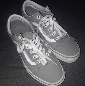 Grey oldschool vans